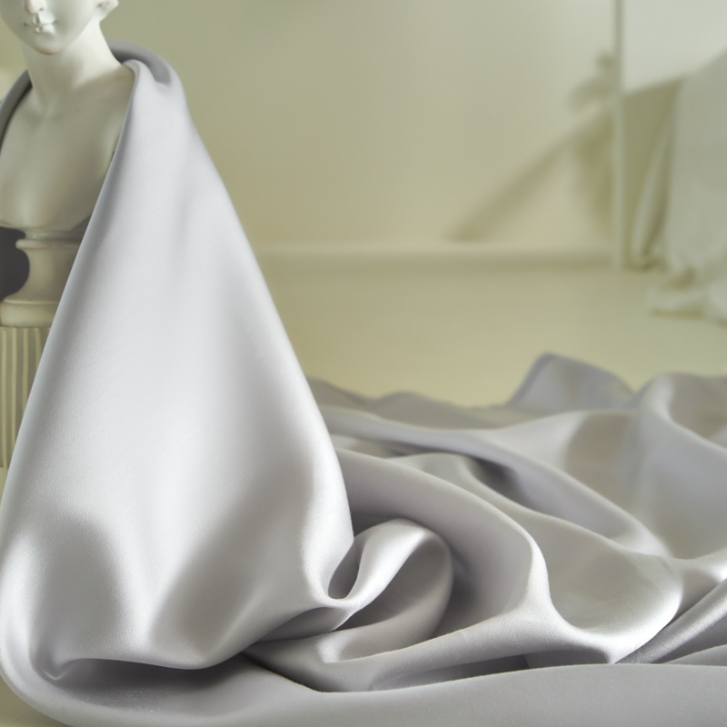 91家纺网 家纺一手货源 找家纺 618家纺 2024新款100支兰精天丝单床单 天丝银河灰