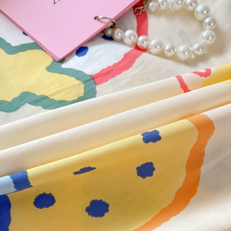 91家纺网 家纺一手货源 找家纺 蓝邻 2024新款全棉单品系列单床单 果缤纷