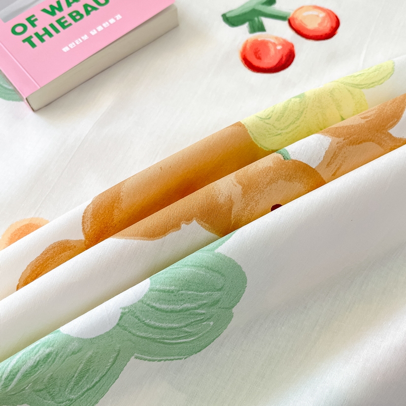 91家纺网 家纺一手货源 找家纺 蓝邻 2024新款全棉单品系列单床单 甜甜心事