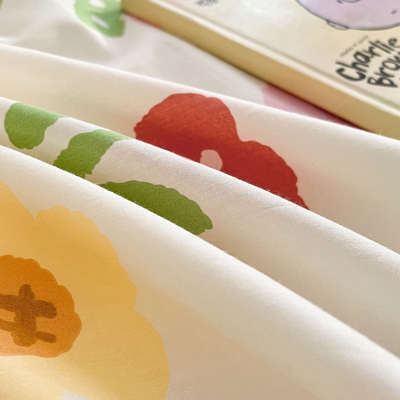 91家纺网 家纺一手货源 找家纺 蓝邻 2024新款全棉单品系列单床单 小画家