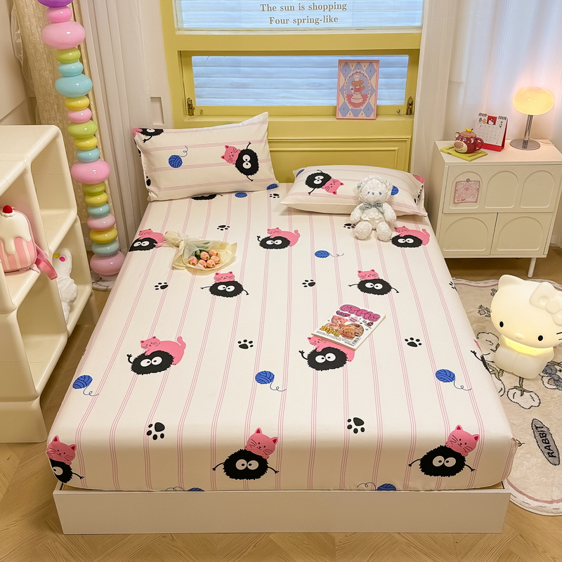 91家纺网 家纺一手货源 找家纺 （总）蓝邻 2024新款全棉单品系列单床笠