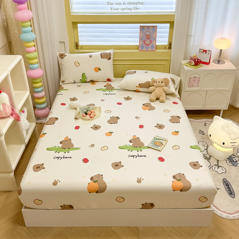 91家纺网 家纺一手货源 找家纺 （总）蓝邻 2024新款全棉单品系列单床笠