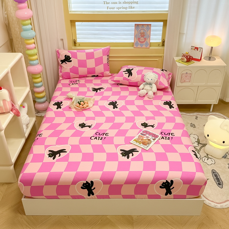 91家纺网 家纺一手货源 找家纺 （总）蓝邻 2024新款全棉单品系列单床笠