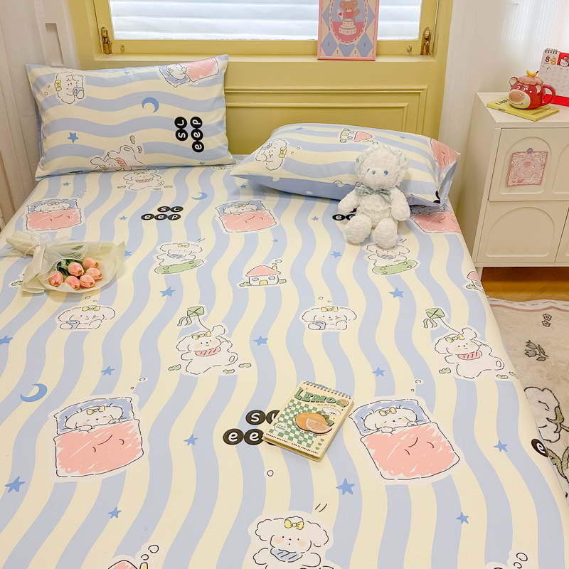 91家纺网 家纺一手货源 找家纺 （总）蓝邻 2024新款全棉单品系列单床笠