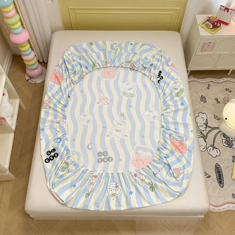 91家纺网 家纺一手货源 找家纺 （总）蓝邻 2024新款全棉单品系列单床笠