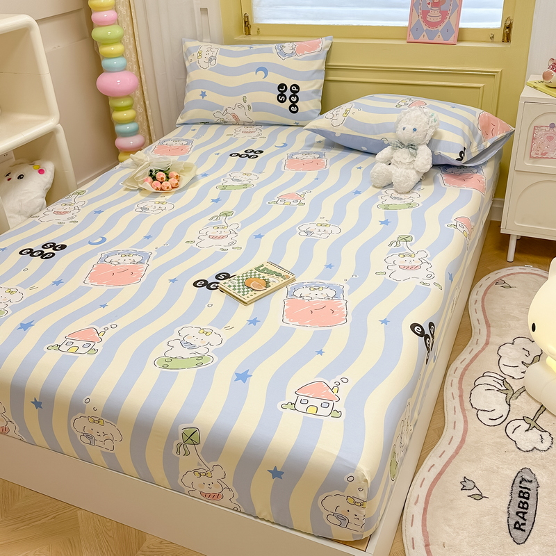 91家纺网 家纺一手货源 找家纺 （总）蓝邻 2024新款全棉单品系列单床笠