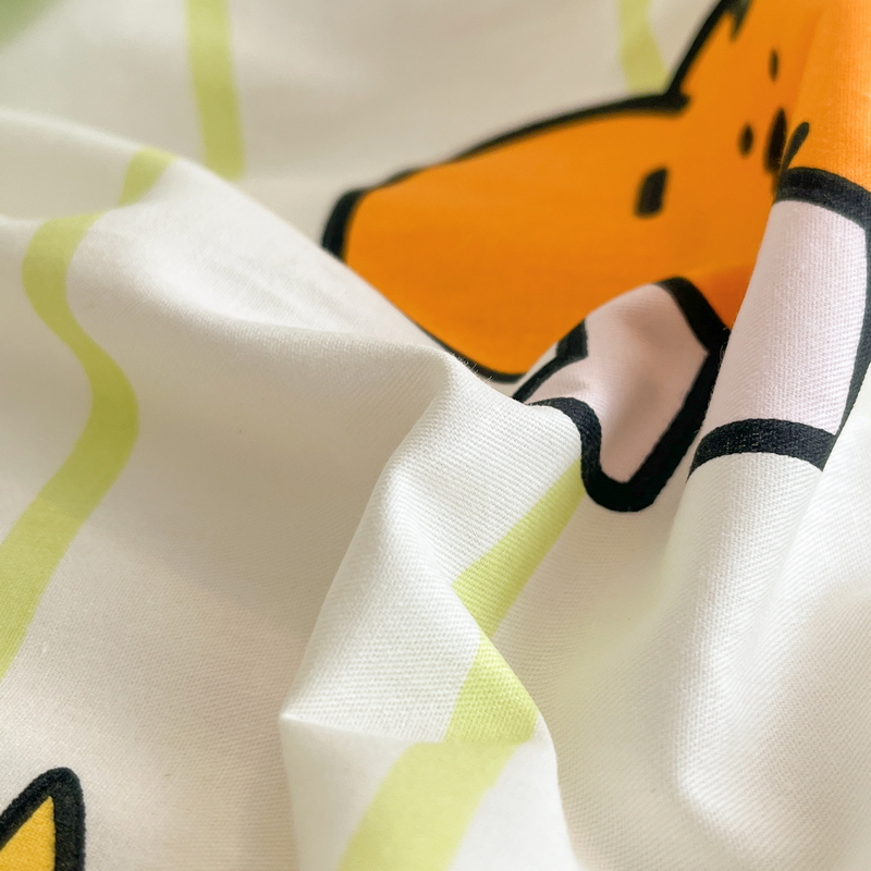 91家纺网 家纺一手货源 找家纺 蓝邻 2024新款全棉单品系列单被套 果蔬