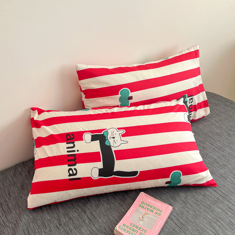 91家纺网 家纺一手货源 找家纺 蓝邻 2024新款全棉单品系列单被套 米粒