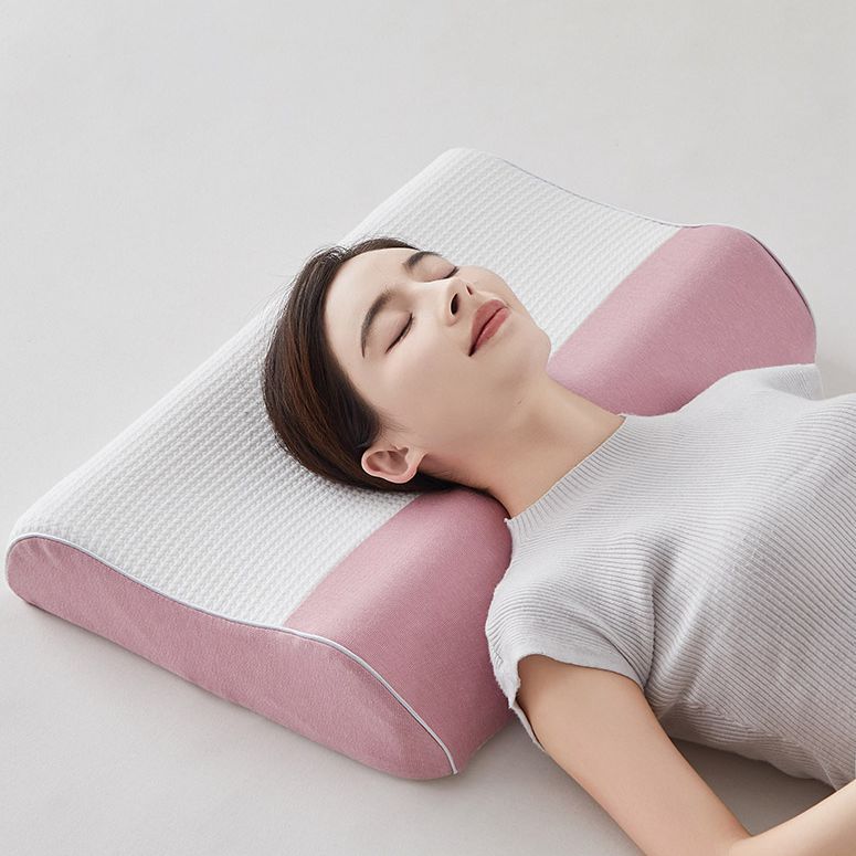 91家纺网 家纺一手货源 找家纺 （总）沃兰国际 新款针织牵引乳胶枕 40*60