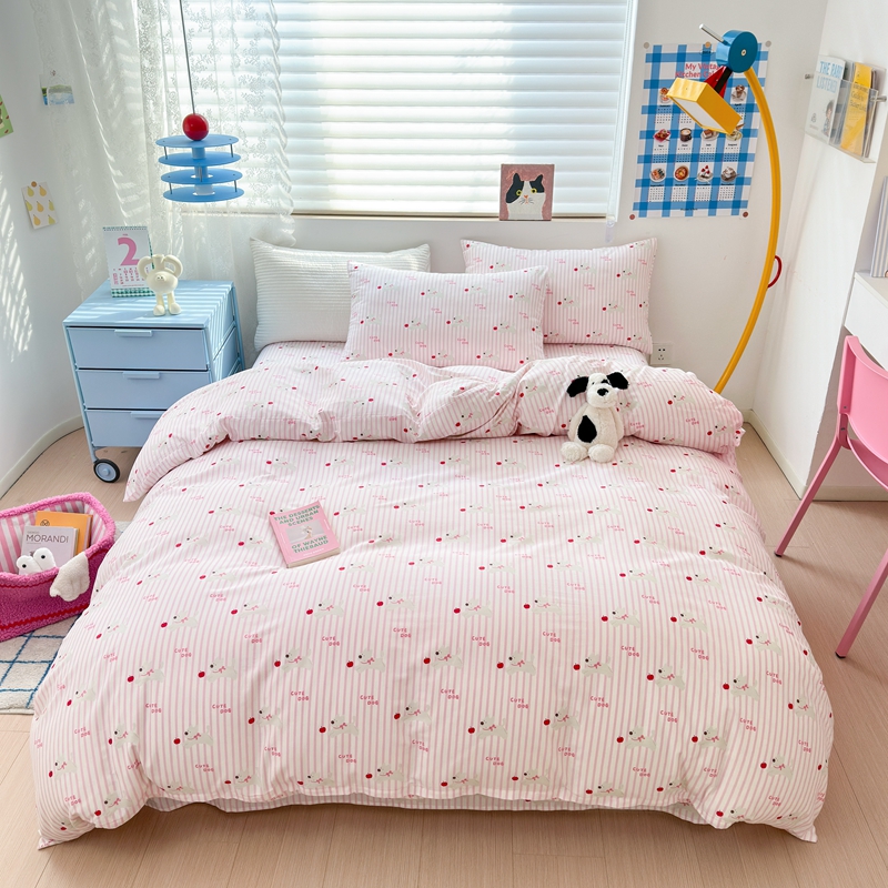 91家纺网 家纺一手货源 找家纺 （总）星期八 2024新款全棉夏被四件套配被套