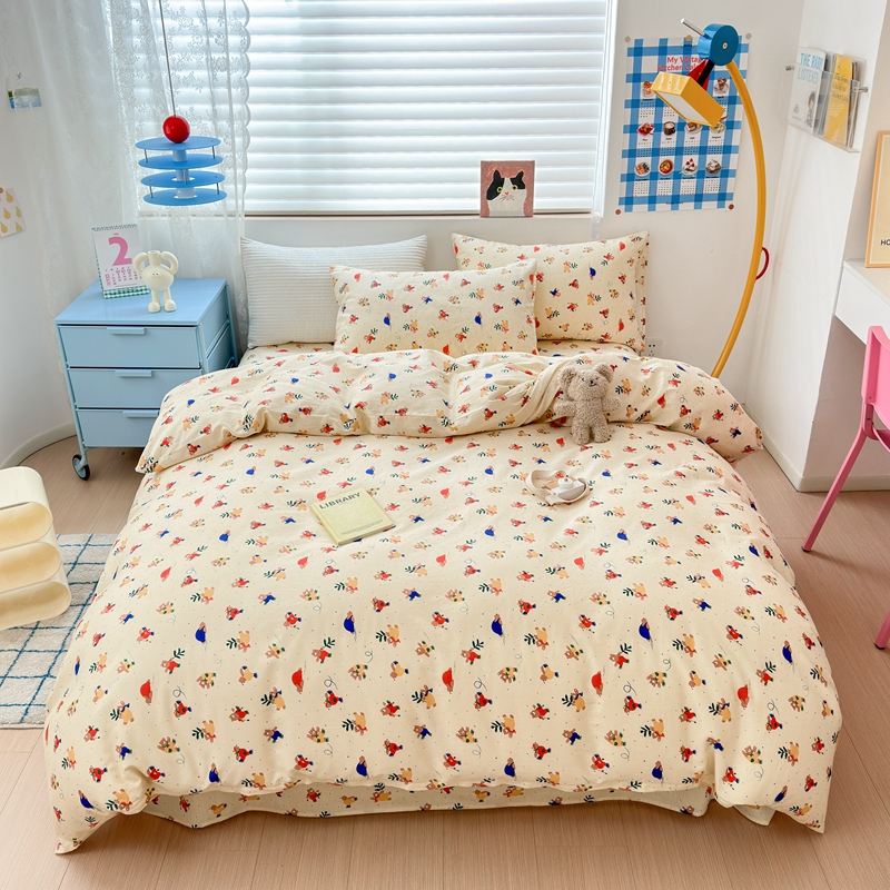星期八 2024新款全棉夏被四件套配被套 熊熊乐园