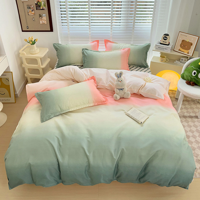 91家纺网 家纺一手货源 找家纺 楠沐 2026新款亲肤柔软芦荟棉美棉磨毛印花四件套