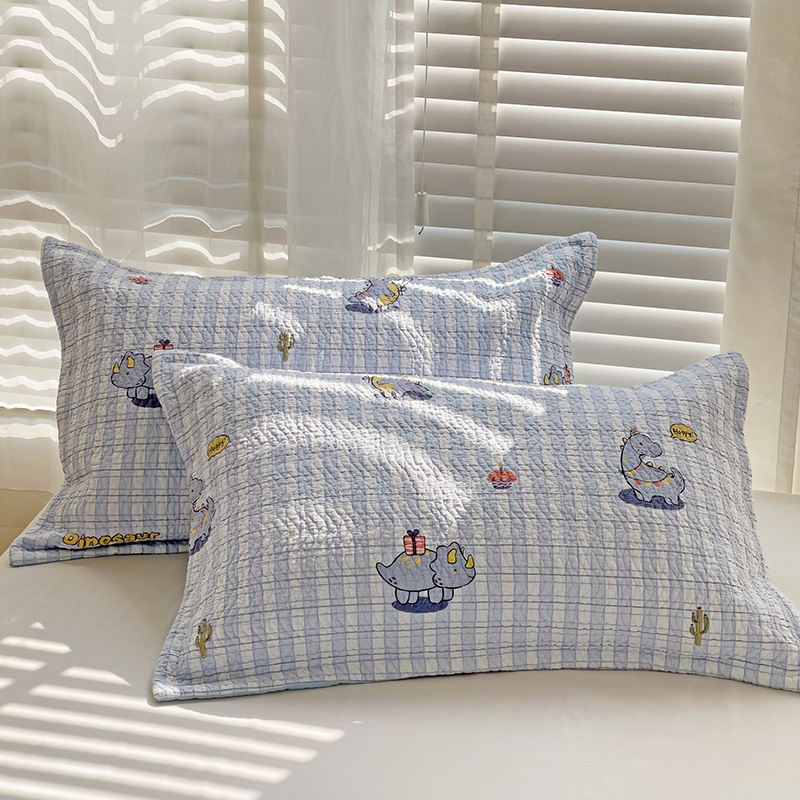 91家纺网 家纺一手货源 找家纺 （总）胜权 2024新款双面全棉高温水洗夹棉枕套一对