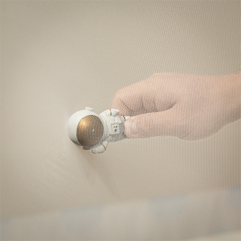 91家纺网 家纺一手货源 找家纺 2025新太阳新款坐床蚊帐 小熊猫-蓝