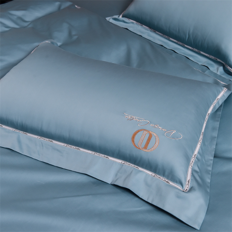 91家纺网 家纺一手货源 找家纺 （总）瑞驰2024新款丹尼斯系列长绒棉绣花四件套