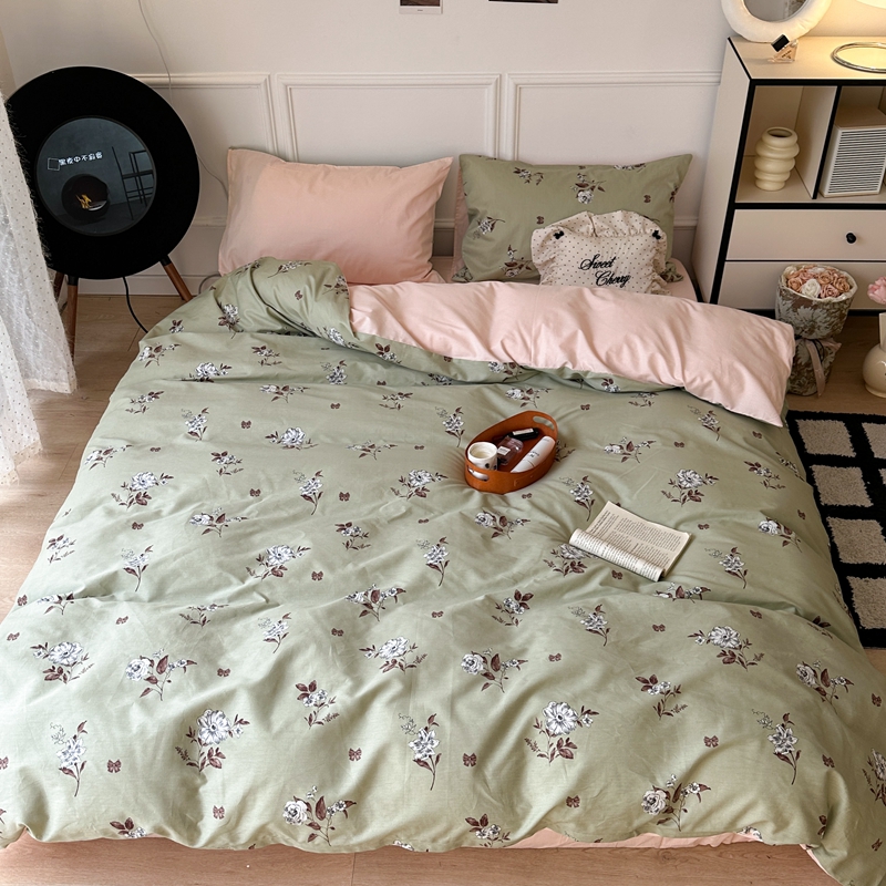 昔可 2024新款轻奢花四件套 海瑟薇