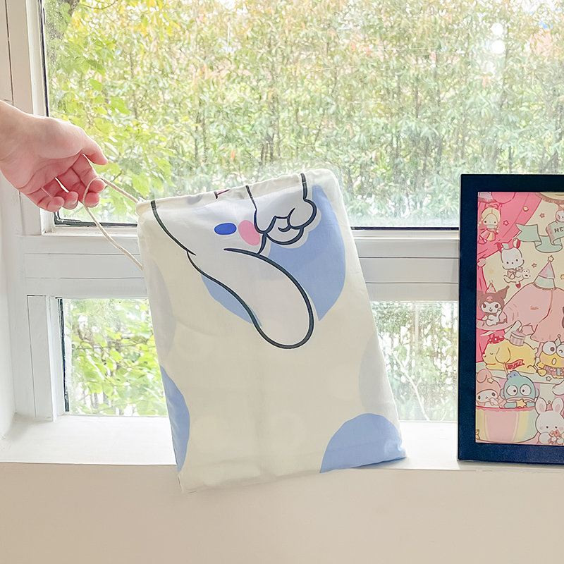 91家纺网 家纺一手货源 找家纺 金爱家 2024新款三丽鸥正版授权纯棉旅行隔脏睡袋火车出行睡袋系列（送同款收纳袋） 纯棉睡袋-波点玉桂狗