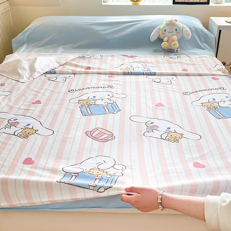 91家纺网 家纺一手货源 找家纺 金爱家 2024新款三丽鸥正版授权纯棉旅行隔脏睡袋火车出行睡袋系列（送同款收纳袋） 纯棉睡袋-快乐旅行