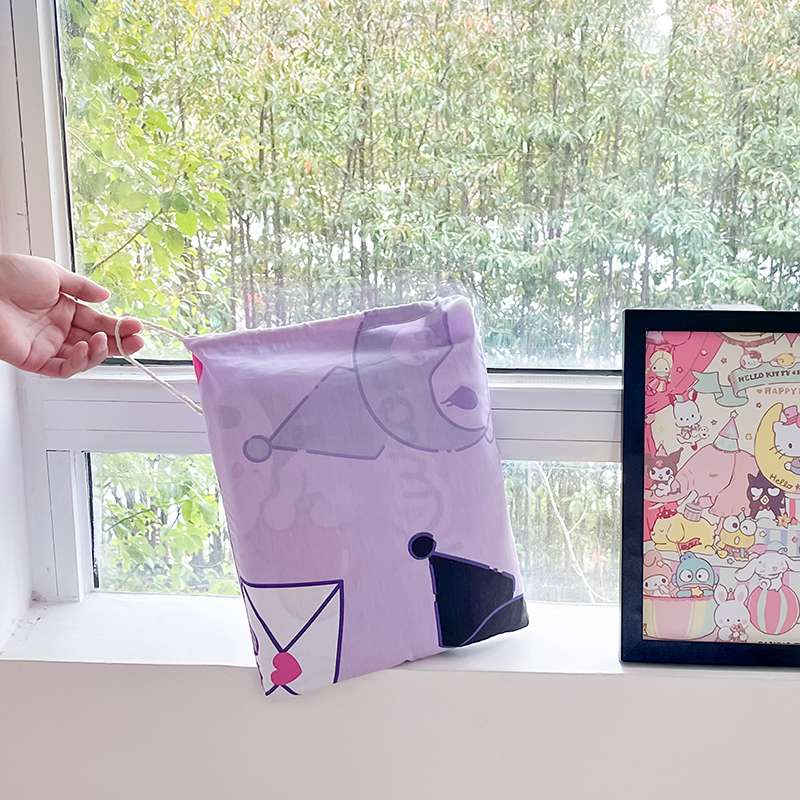 91家纺网 家纺一手货源 找家纺 金爱家 2024新款三丽鸥正版授权纯棉旅行隔脏睡袋火车出行睡袋系列（送同款收纳袋） 纯棉睡袋-魔法库洛米