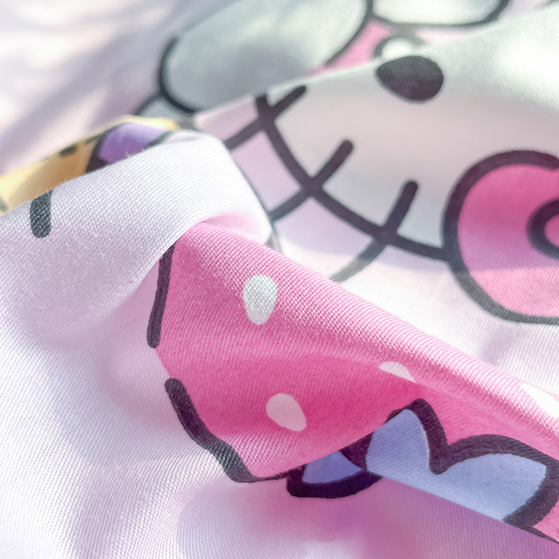 91家纺网 家纺一手货源 找家纺 金爱家 2024新款三丽鸥正版授权纯棉旅行隔脏睡袋火车出行睡袋系列（送同款收纳袋） 纯棉睡袋-玩偶kitty