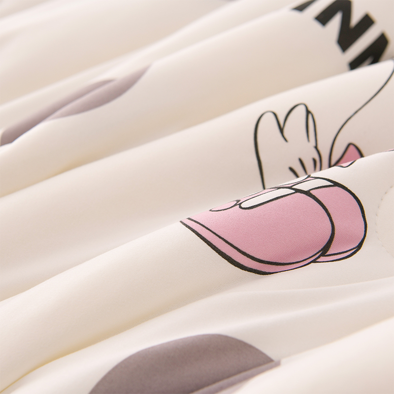 91家纺网 家纺一手货源 找家纺 艾兜坊 2024新款A类针织凉感大豆夏被 圆点米妮