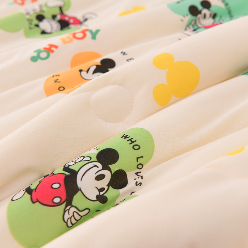 91家纺网 家纺一手货源 找家纺 艾兜坊 2024新款A类针织凉感大豆夏被 调皮米奇