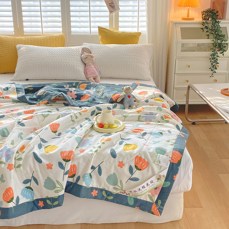 91家纺网 家纺一手货源 找家纺 （总）2024全棉棉花印花夏被空调被夏凉被