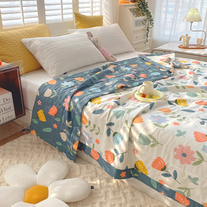 91家纺网 家纺一手货源 找家纺 （总）2024全棉棉花印花夏被空调被夏凉被