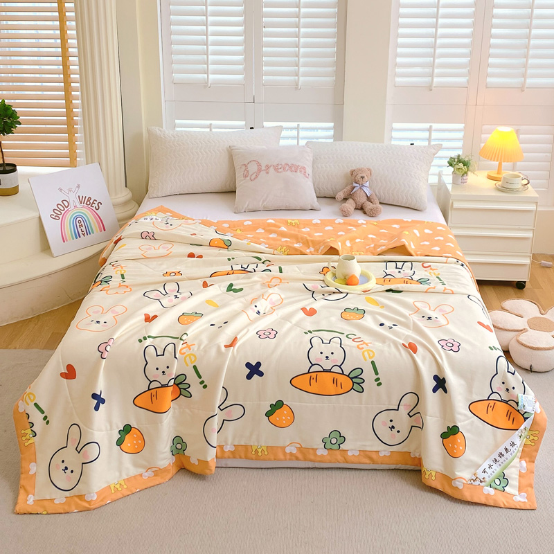 91家纺网 家纺一手货源 找家纺 （总）2024全棉棉花印花夏被空调被夏凉被