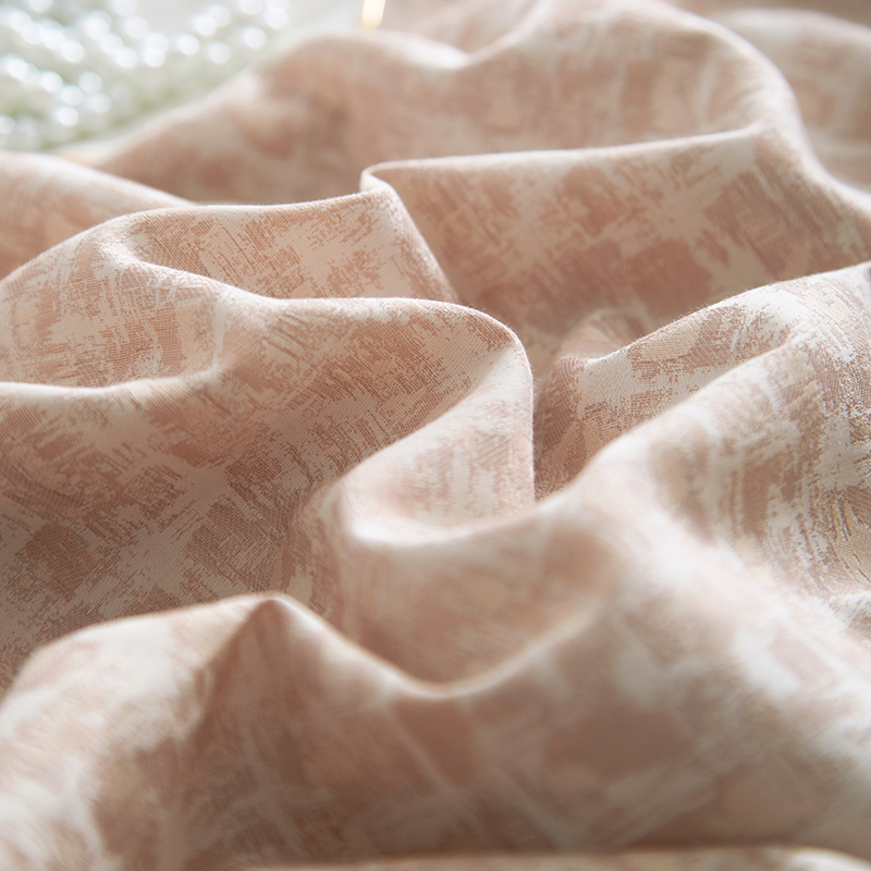 91家纺网 家纺一手货源 找家纺 【2024】100支100S全棉色织提花一件定制高端奢华直播爆款线下主推 阑珊·粉