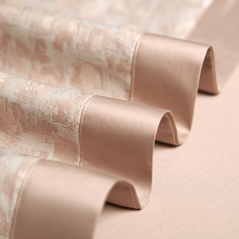 91家纺网 家纺一手货源 找家纺 【2024】100支100S全棉色织提花一件定制高端奢华直播爆款线下主推 阑珊·琥珀