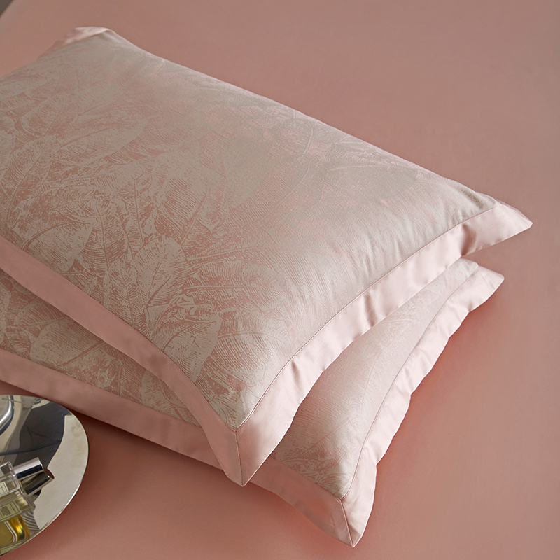 91家纺网 家纺一手货源 找家纺 【2024】100支100S全棉色织提花一件定制高端奢华直播爆款线下主推 雨林·豆沙