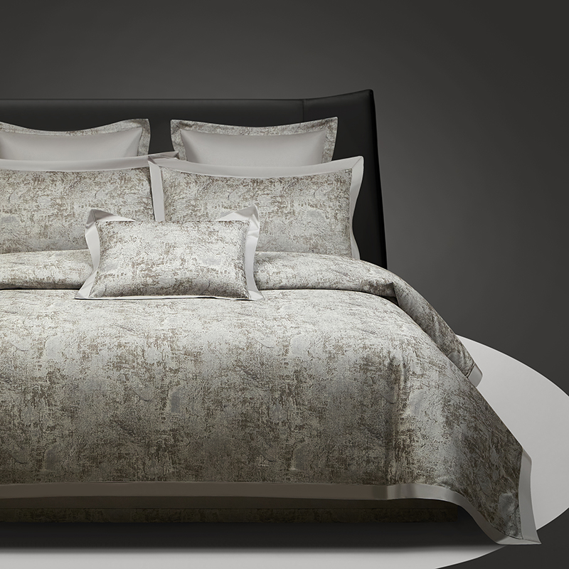 【2024】100支100S全棉色织提花一件定制高端奢华直播爆款线下主推 云卷·灰