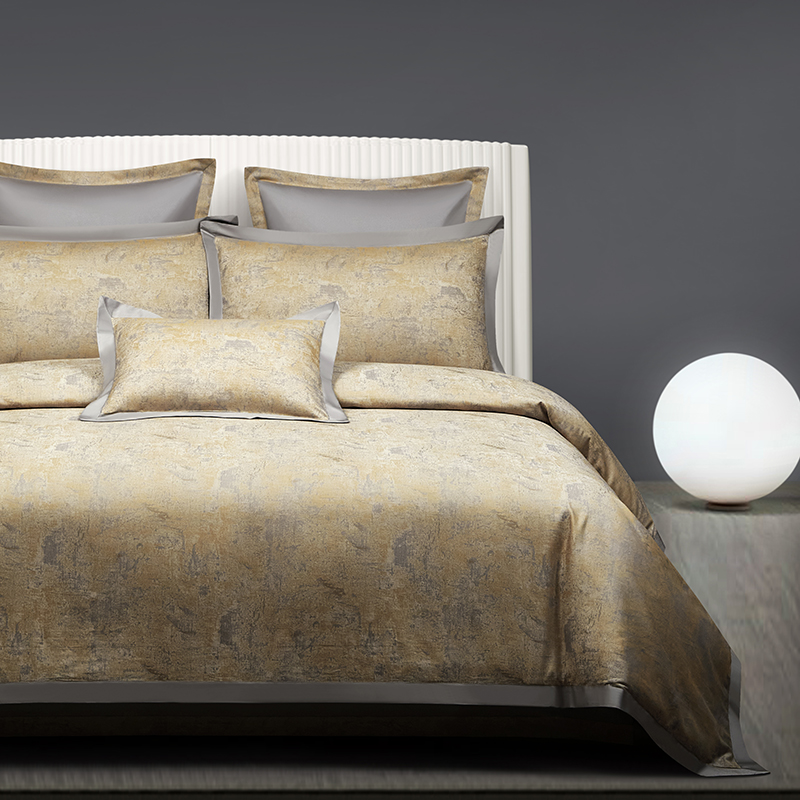 【2024】100支100S全棉色织提花一件定制高端奢华直播爆款线下主推 云卷·金