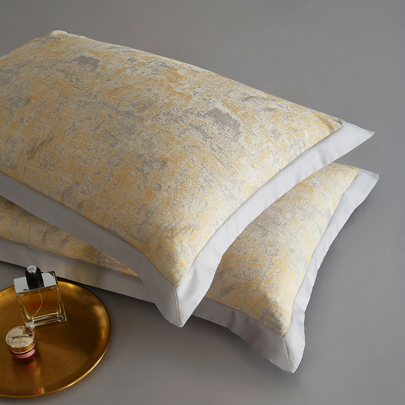 91家纺网 家纺一手货源 找家纺 【2024】100支100S全棉色织提花一件定制高端奢华直播爆款线下主推 云卷·金