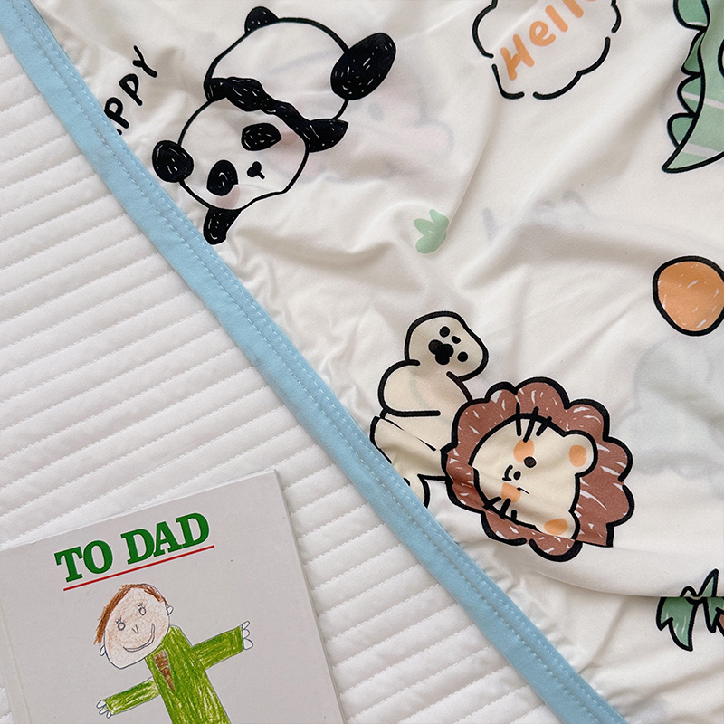 91家纺网 家纺一手货源 找家纺 嗨生活 2025新款婴儿裸睡级凉感针织毯 幼儿园夏被 儿童夏被 毯子 直播 微商 电商 好货推荐产品 动物集