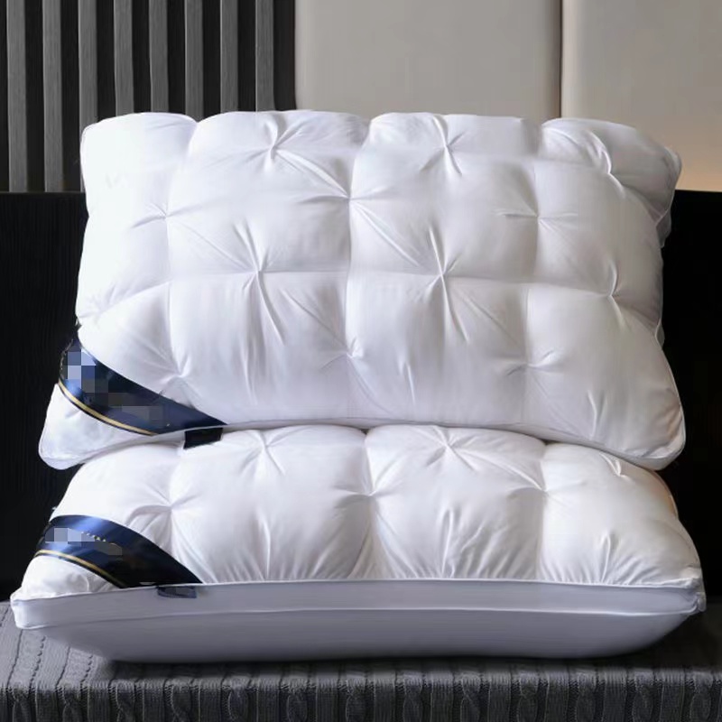 （总）新款扭花枕头枕芯双边立体柔软枕头单人枕学生枕