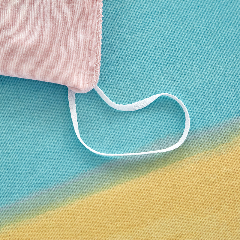 91家纺网 家纺一手货源 找家纺 金纱玉纺家纺 2024新款加厚AB版四件套 彩色生活