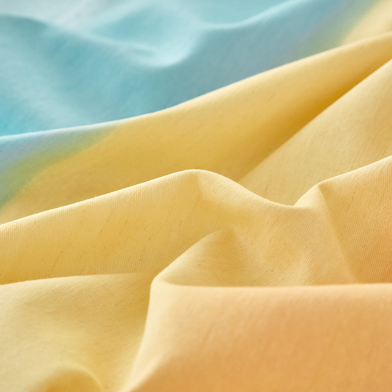 91家纺网 家纺一手货源 找家纺 金纱玉纺家纺 2024新款加厚AB版四件套 彩色生活