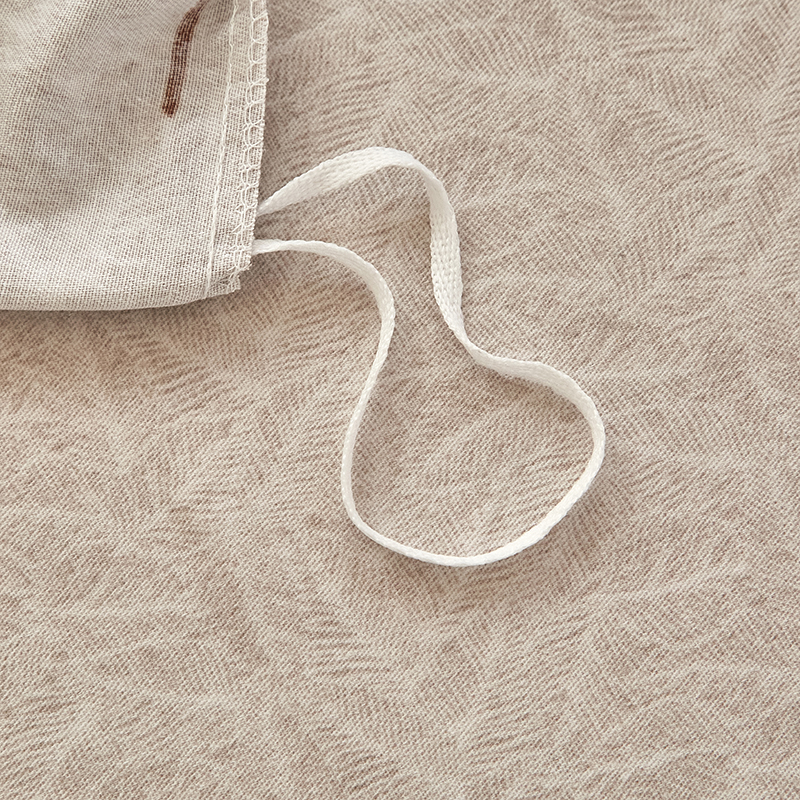 91家纺网 家纺一手货源 找家纺 金纱玉纺家纺 2024新款加厚AB版四件套 秋棠-咖