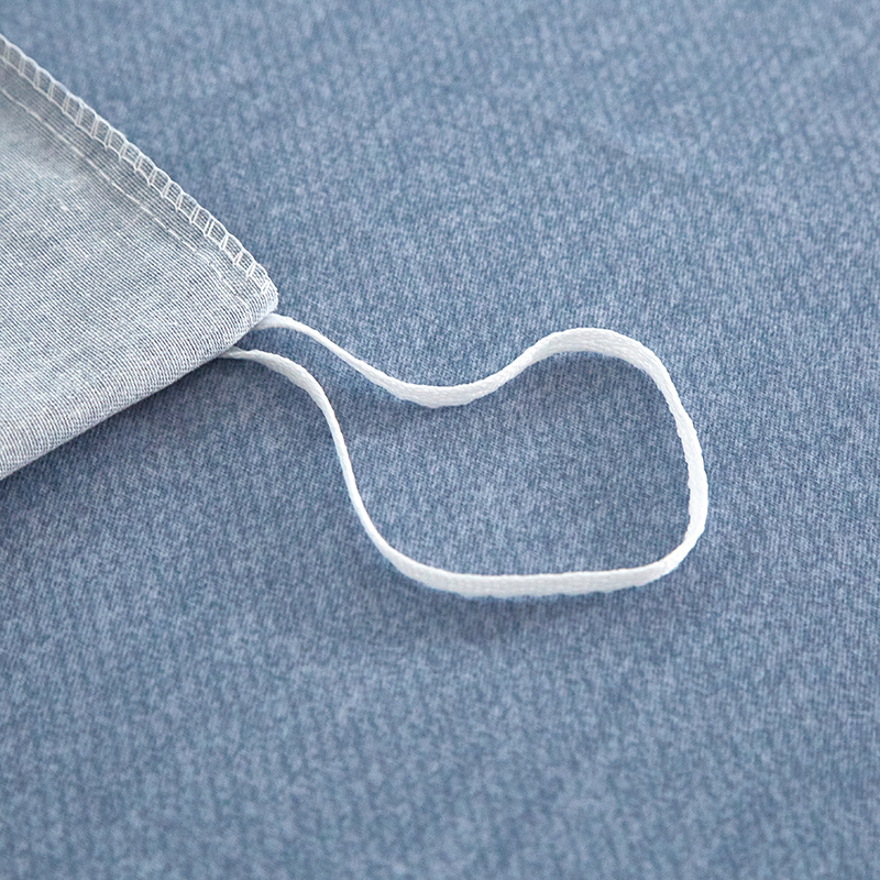 91家纺网 家纺一手货源 找家纺 金纱玉纺家纺 2024新款加厚AB版四件套 时尚左拉-蓝