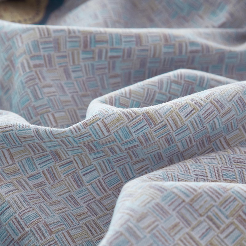 91家纺网 家纺一手货源 找家纺 金纱玉纺家纺 2024新款加厚AB版四件套 唯尚-灰