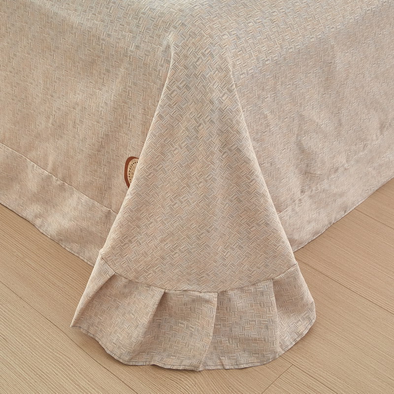 91家纺网 家纺一手货源 找家纺 金纱玉纺家纺 2024新款加厚AB版四件套 唯尚-咖