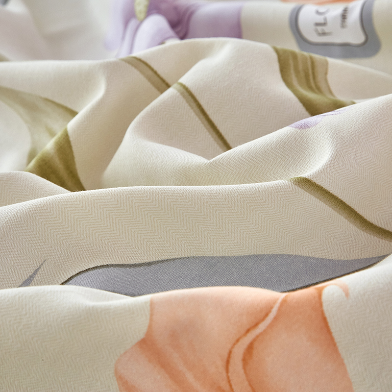 91家纺网 家纺一手货源 找家纺 金纱玉纺家纺 2024新款加厚AB版四件套 寻梦园-米