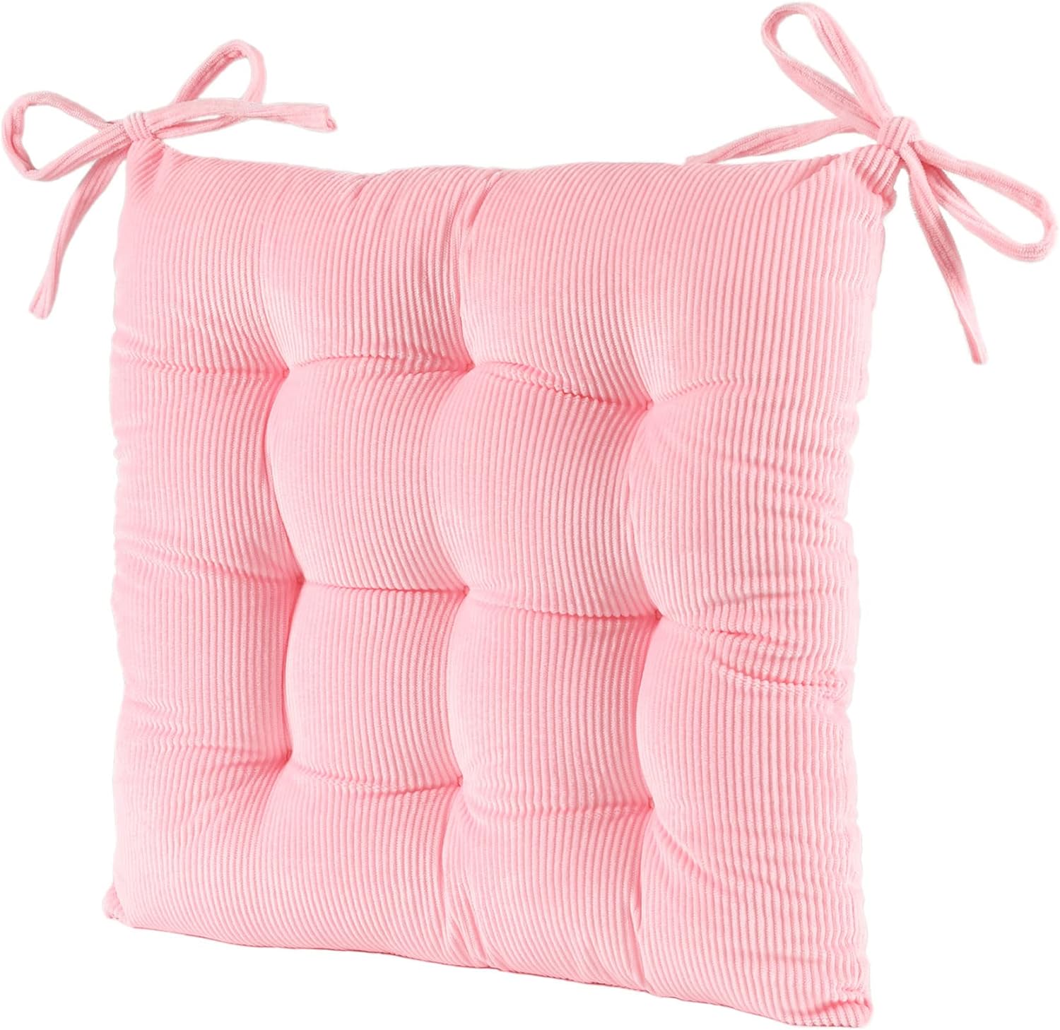 91家纺网 家纺一手货源 找家纺 方款条绒绑带坐垫灯芯绒椅子垫沙发垫定制屁垫