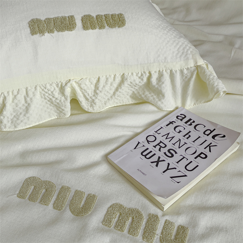 91家纺网 家纺一手货源 找家纺 （总）奥裕2024A类双层纱夏被四件套MiuMiu款夏凉被空调被直播爆款