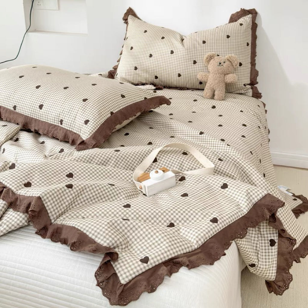 91家纺网 家纺一手货源 找家纺 （总）法式纯棉被罩200X230cm双人被套小碎花全棉被罩纯棉被罩