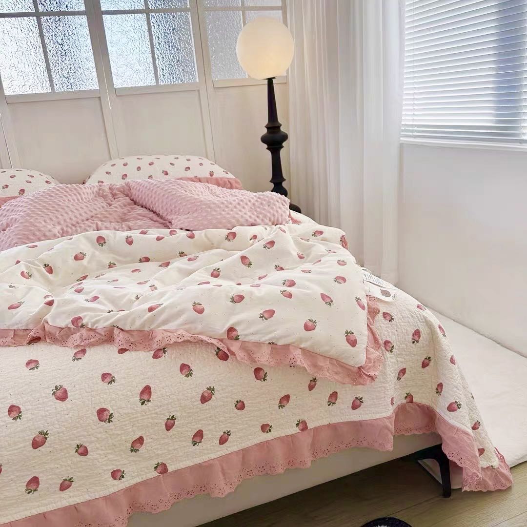 91家纺网 家纺一手货源 找家纺 （总）法式纯棉被罩200X230cm双人被套小碎花全棉被罩纯棉被罩