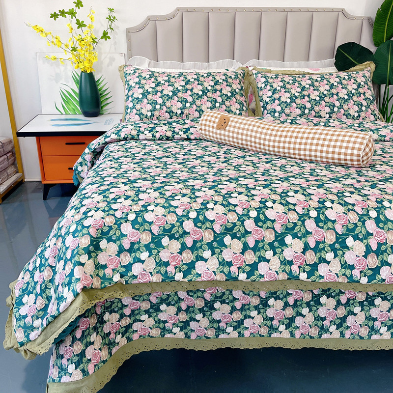 91家纺网 家纺一手货源 找家纺 （总）法式纯棉被罩200X230cm双人被套小碎花全棉被罩纯棉被罩