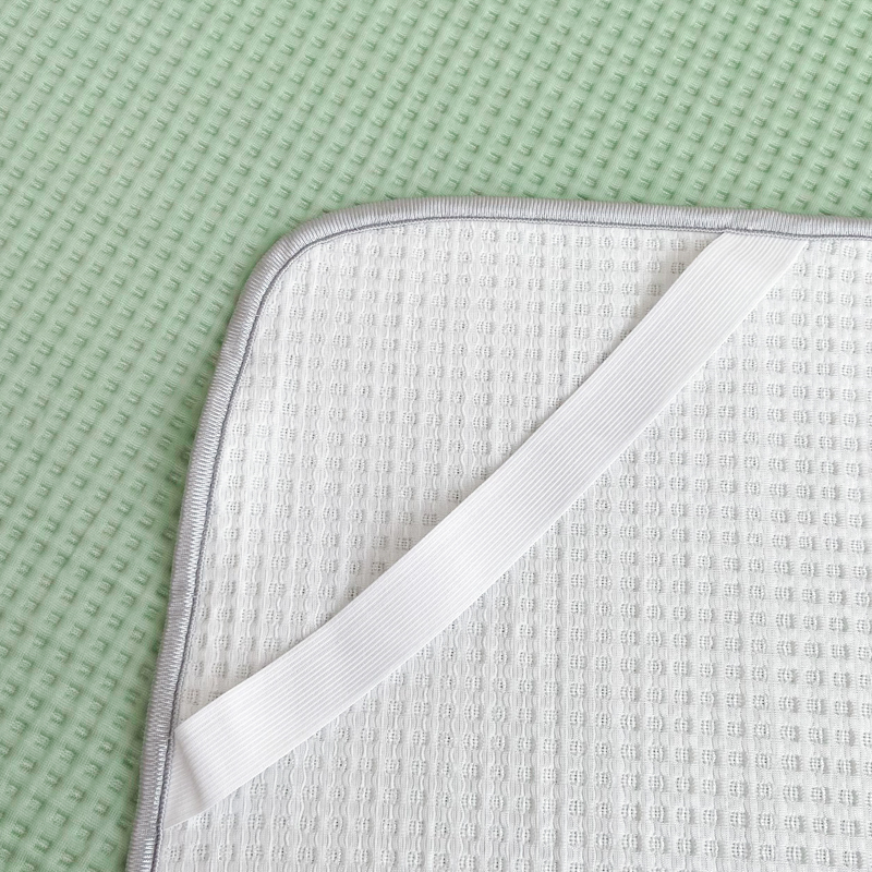 91家纺网 家纺一手货源 找家纺 触手即凉！A类创新科技新款2025双面PE夏凉席三件套 绿